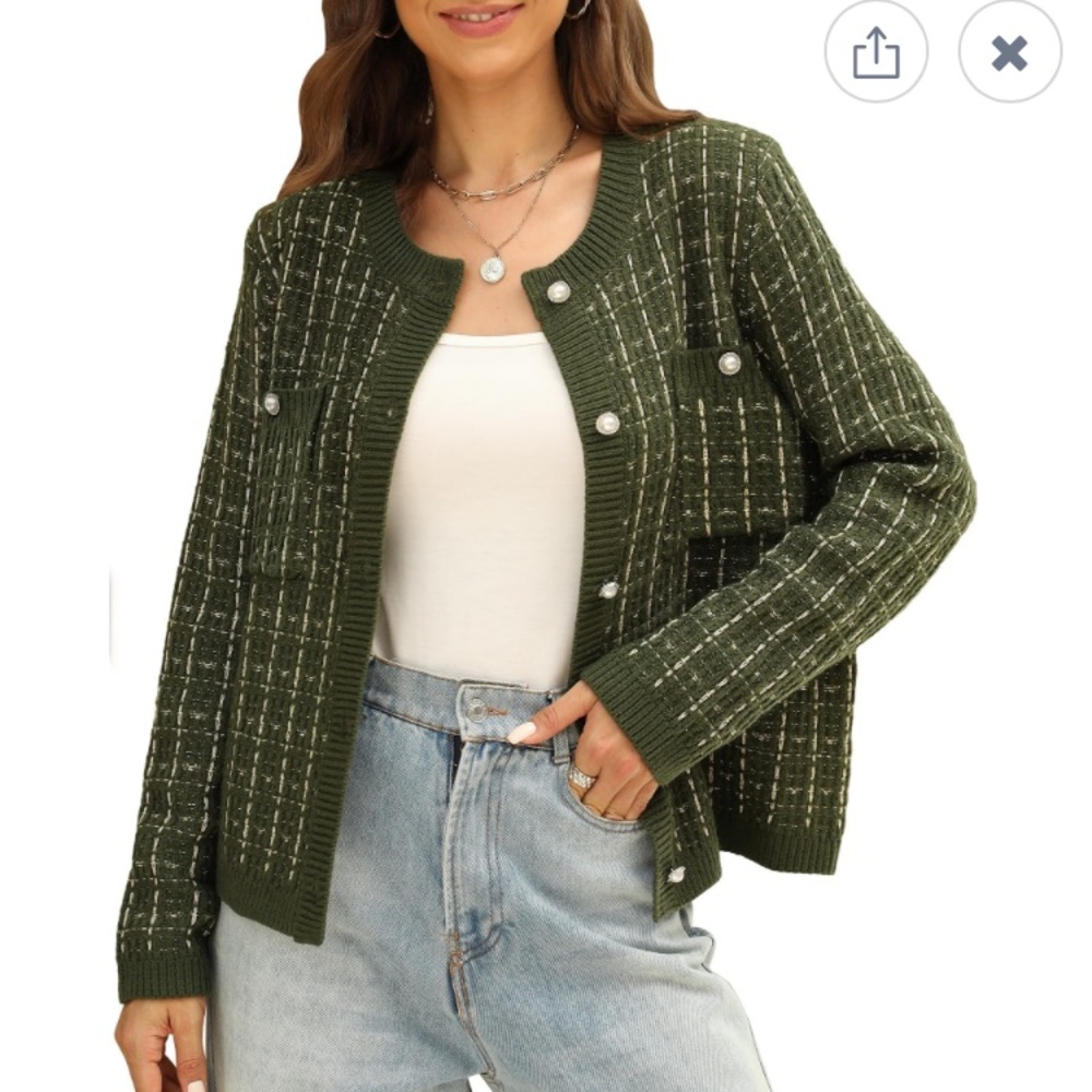 Women’s Cardigan Green size small